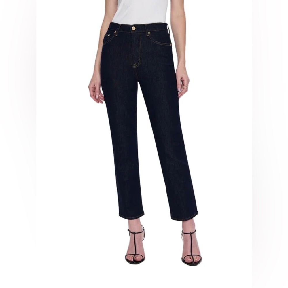 Bri High Rise Slim Straight Jean